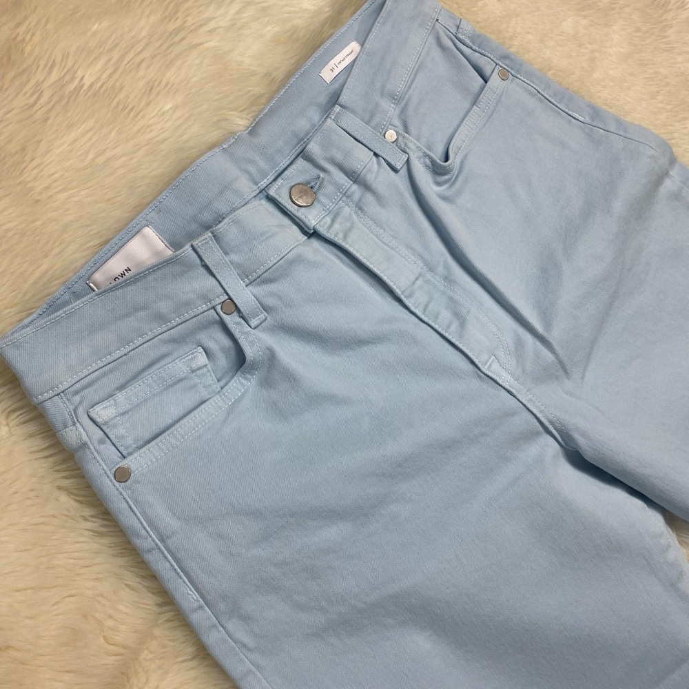 Baldwin Vintage Baby Blues Crop Straight Jeans, Size 31 - Picture 13 of 14